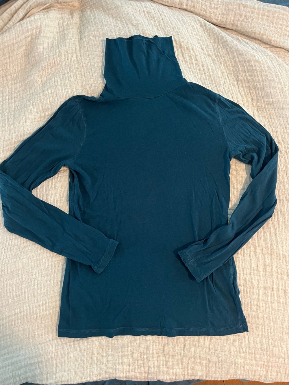 J.Crew Lightweight Teal Turtleneck